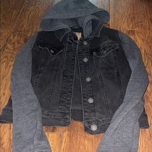 Black Hollister Jean Jacket